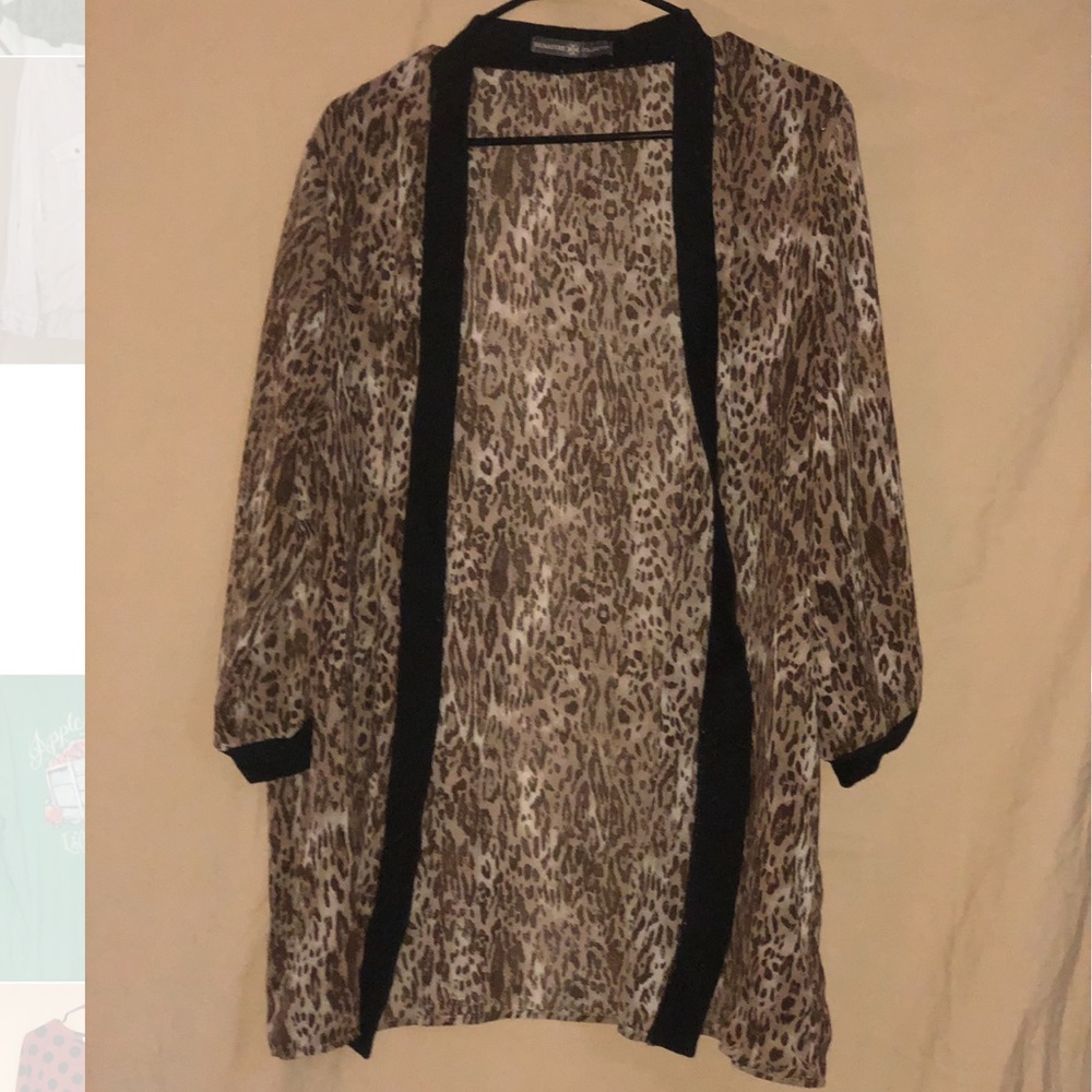 Cheetah Print Kimono